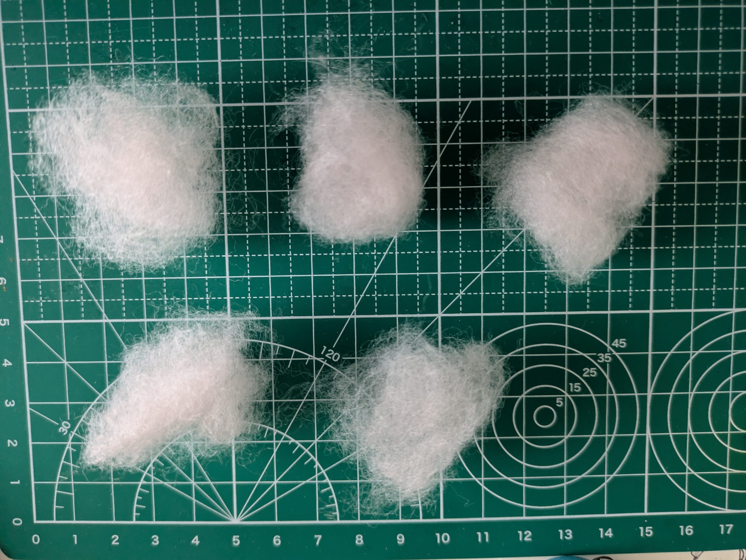 羊毛フェルト 桜 花びら 羊毛 準備 2g 5個